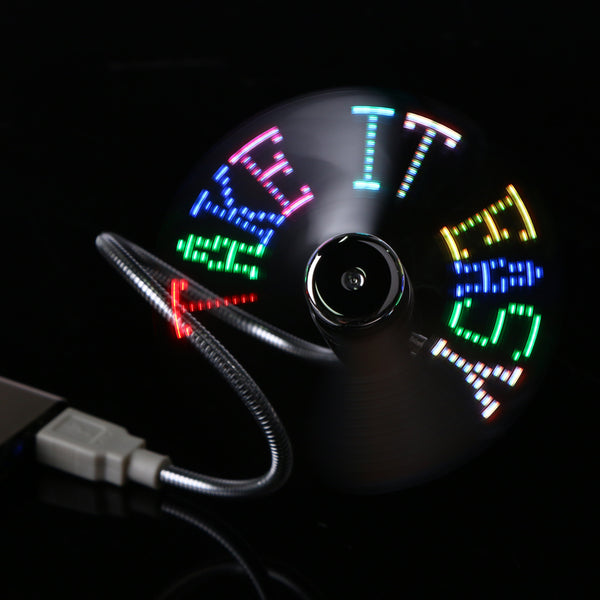 USB Message LED Mini Fan